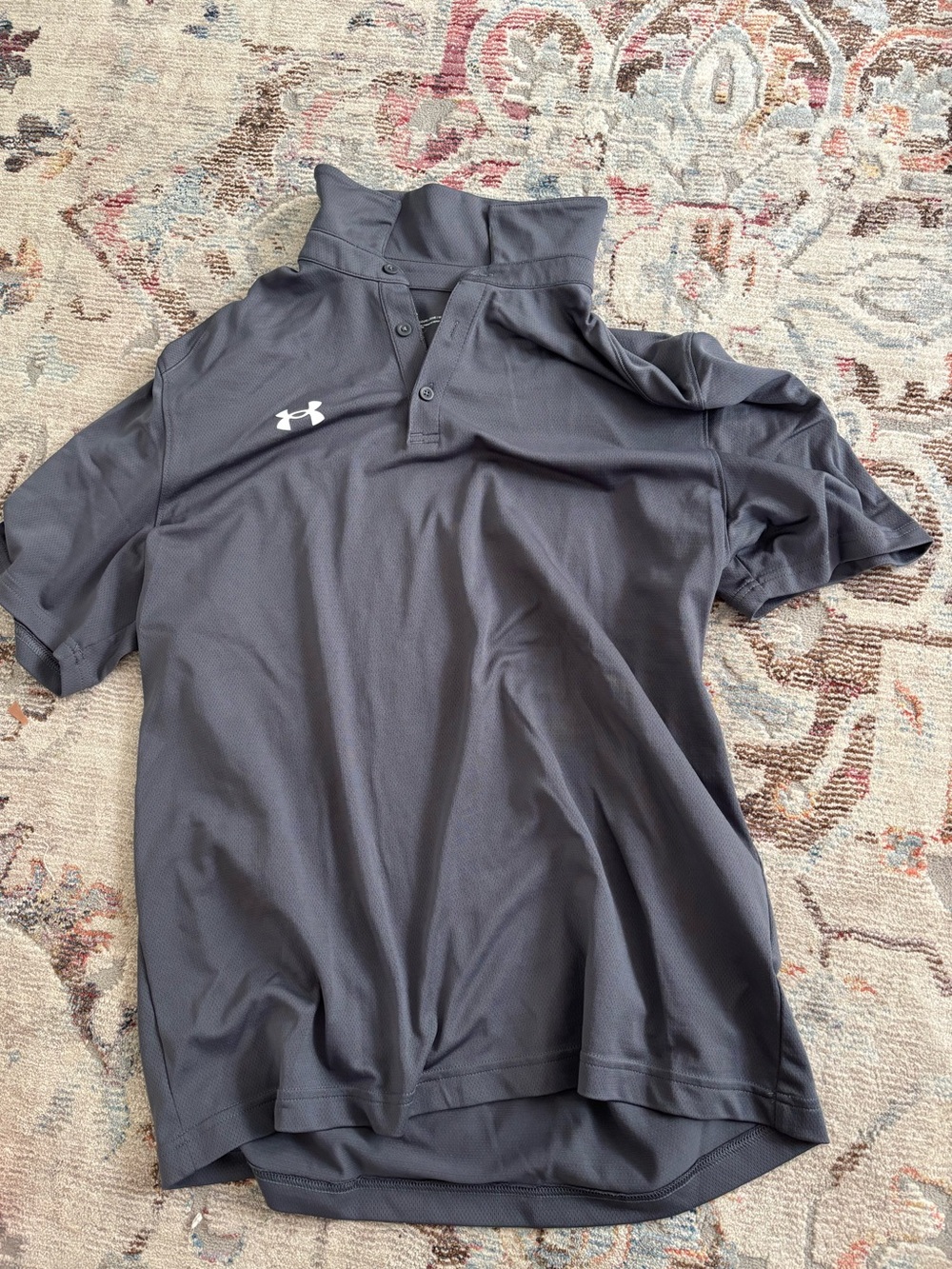 Under Armour Men’s Charcoal Athletic Polo